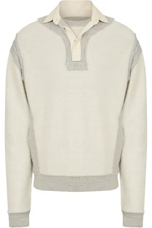 Maison Margiela Polo con effetto texture
