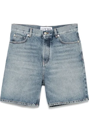 Loewe Shorts denim con applicazione