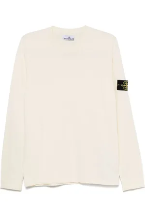Stone Island Felpa con applicazione Compass