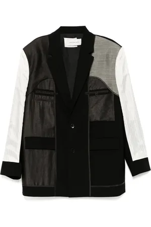 Feng Chen Wang Blazer con design patchwork