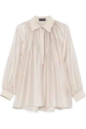 Styland Blusa semi trasparente