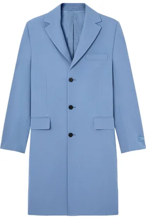 VERSACE Cappotto monopetto in lana