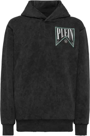 Philipp Plein Felpa in jersey con cappuccio