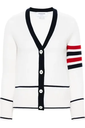Thom Browne Cardigan con dettaglio a 4 righe