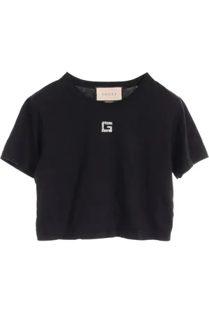 Gucci T-shirt in cotone Cropped Square G anni 2010