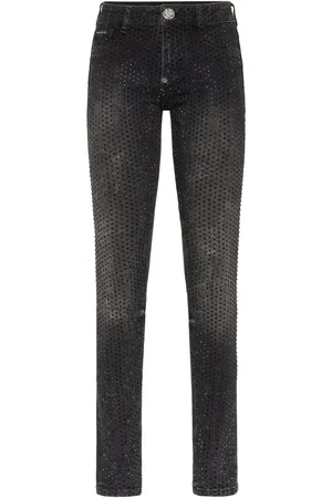 Philipp Plein Jeans con cristalli