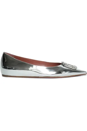 Amina Muaddi Ballerine Camelia