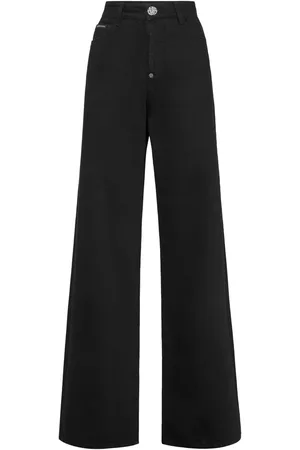 Philipp Plein Jeans a gamba ampia