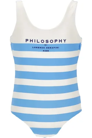 PHILOSOPHY DI LORENZO SERAFINI Costume intero a righe