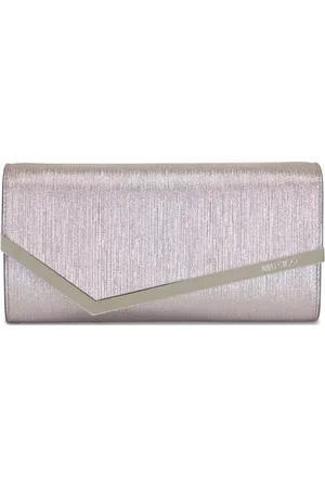 Jimmy Choo Clutch con logo inciso