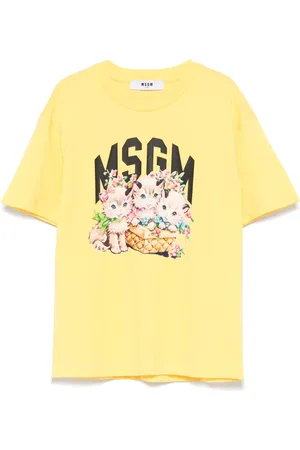 Msgm T-shirt con stampa grafica