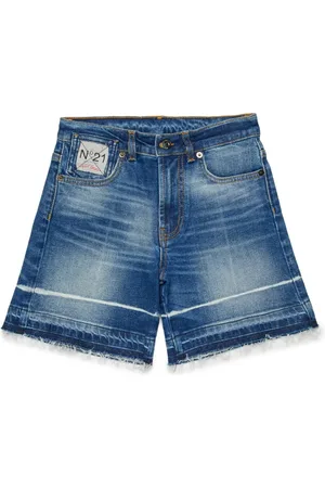 Nº21 Shorts con applicazione logo