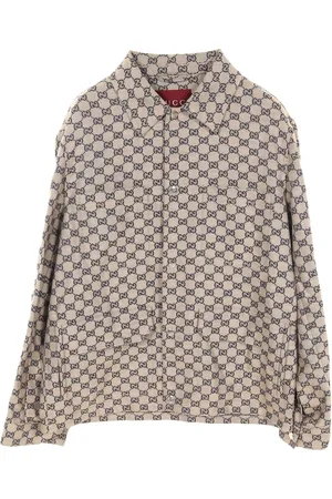 Gucci Giacca-camicia in tela GG anni 2010