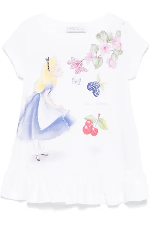 MONNALISA T-shirt con stampa Alice x Disney