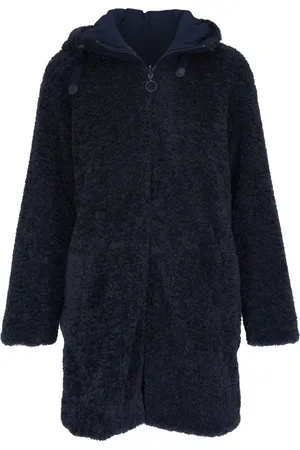 AKRIS Cappotto in pelliccia sintetica con cappuccio