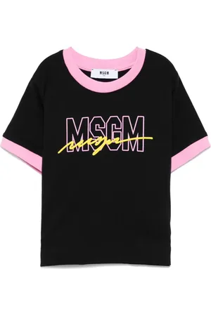Msgm T-shirt con logo goffrato