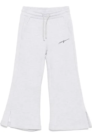 Msgm Pantaloni sportivi con ricamo