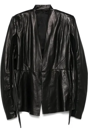 Rick Owens Giacca Strutter in pelle