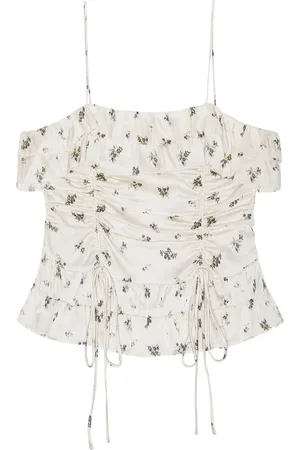 Ganni Top drappeggiato