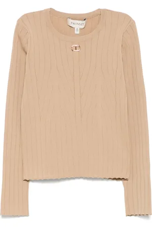 Twin-Set Maglione con applicazione logo