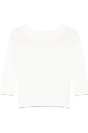 Roberto Collina Top in maglia fine