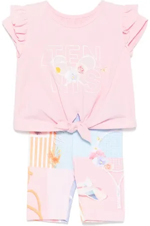 Lapin House Set top e pantaloni con stampa grafica