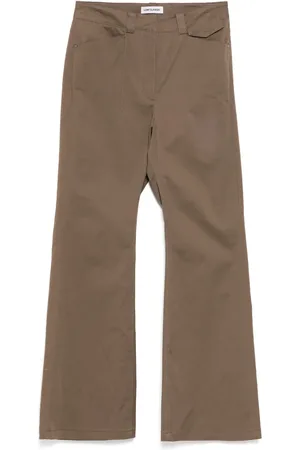 Low Classic Pantaloni bootcut con punto smock