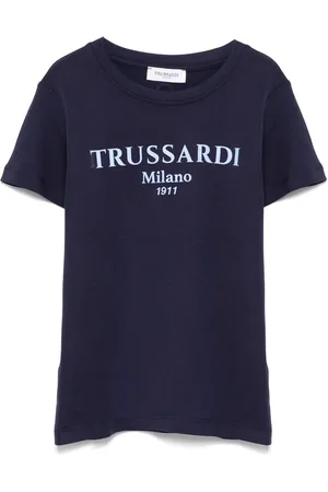 Trussardi T-shirt con logo gommato