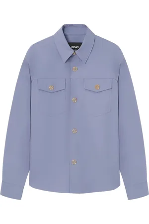 VERSACE Giacca-camicia in gabardine