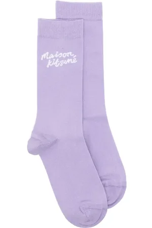 Maison Kitsuné Calzini con scritta a mano
