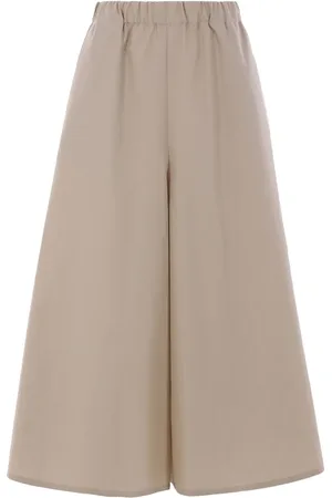 DUSAN Pantaloni crop in cotone