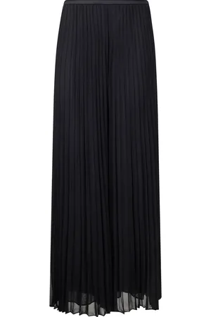Emporio Armani Pantaloni plissettati in georgette