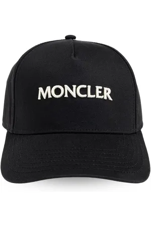 Moncler Cappello in gabardine con ricamo