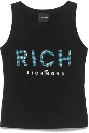John Richmond Top con strass