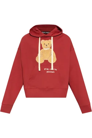 Palm Angels Felpa Bear In Mind con cappuccio