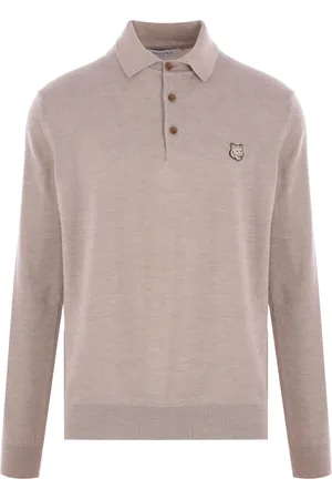 Maison Kitsuné Polo con applicazione Bold Fox Head