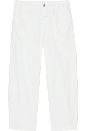 Closed Pantaloni crop elasticizzati in cotone