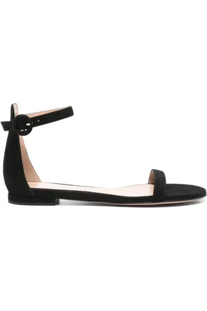 Gianvito Rossi Sandali in pelle scamosciata