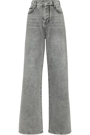 Philipp Plein Jeans a gamba ampia