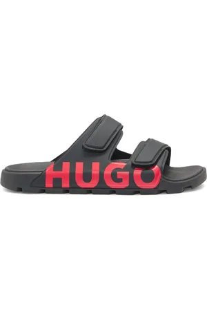 HUGO BOSS Sandali slides con stampa