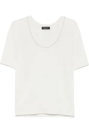 Fabiana Filippi T-shirt con perline
