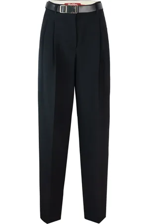Max Mara Pantaloni dritti con cintura