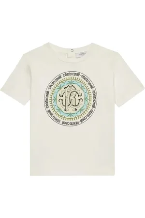 Roberto Cavalli T-shirt con monogramma RC