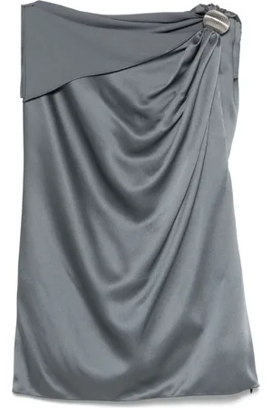 Lanvin Top drappeggiato con anello Arpège