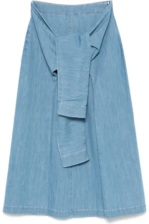 Fabiana Filippi Gonna denim con nodo