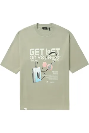FIVE CM T-shirt in cotone con stampa grafica