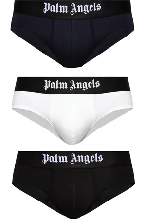 Palm Angels Set di tre slip con logo