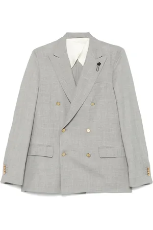 LARDINI Blazer con spilla
