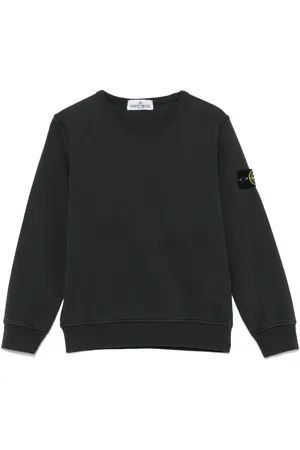 Stone Island Felpa con applicazione Compass