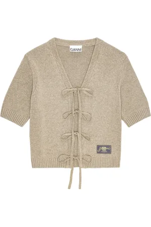 Ganni Cardigan con lacci